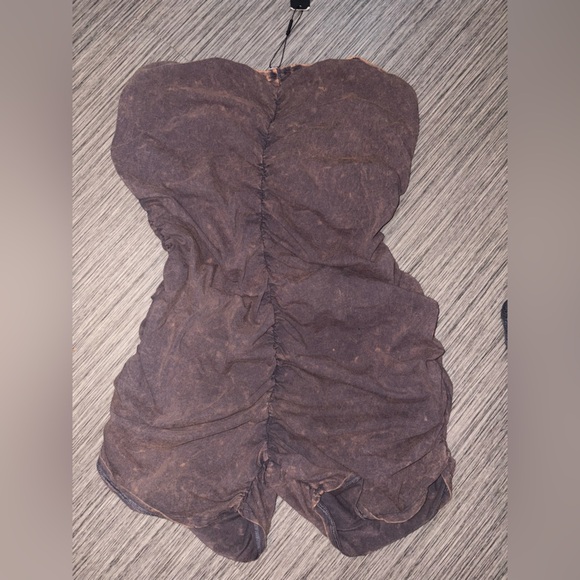 NWT Fashion Nova Darcy Ruched Romper Size 3X - Picture 1 of 7